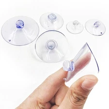 30 Pcs Clear Suction Cups Shower Holder Transparent Sucker Pads Without Hook