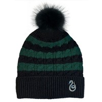 Harry Potter MüTze Slytherin Snake Beanie GrüN-Schwarz StrickmüTze WintermüTze