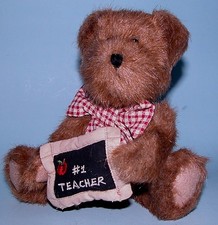 Boyds Bears plush 8 in. jointed bear 1 Teacher  903045, New, Miss Bea Wise