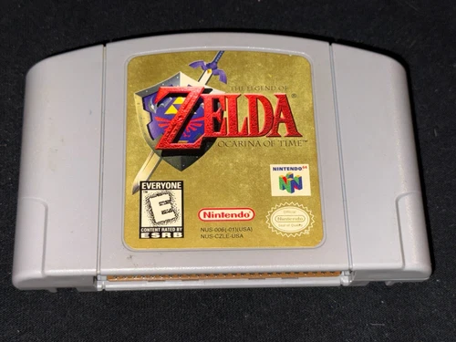 Legend of Zelda Ocarina of Time (Nintendo 64, 1998) Cleaned Tested Authentic N64