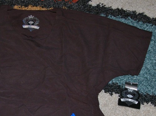 Dickies Black Label Soft Mock Wrap Scrub Top W/ Ribbon Tie & Pockets Size M - Picture 15 of 39