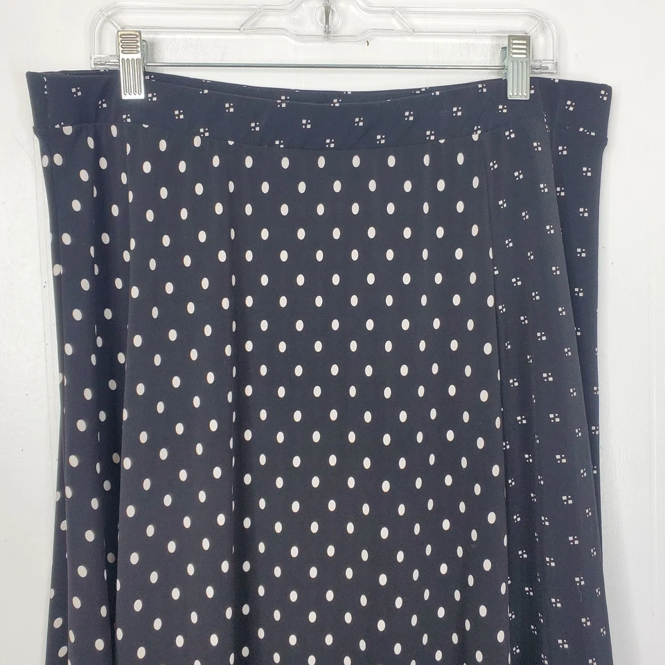 Falda Chicos Asimétrica Lunares Mujer Gótica Elástica Pull On Mujer XL 2 Foto 2 de 4