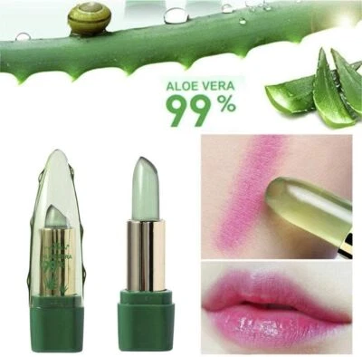3X Lipstick Aloe Vera Lip Balm Color Mood Changing Long Lasting Moisturizing New