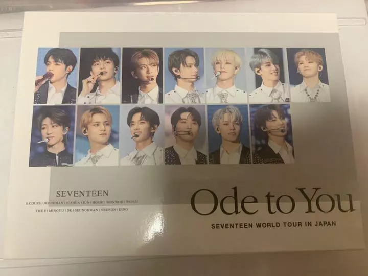 SEVENTEEN WORLD TOUR ODE TO YOU first press ver. DVD no photocard