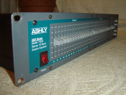 Ashly GQX-1502, Stereo 15 Band Graphic Equalizer, Eq, Rack - Picture 5 of 12