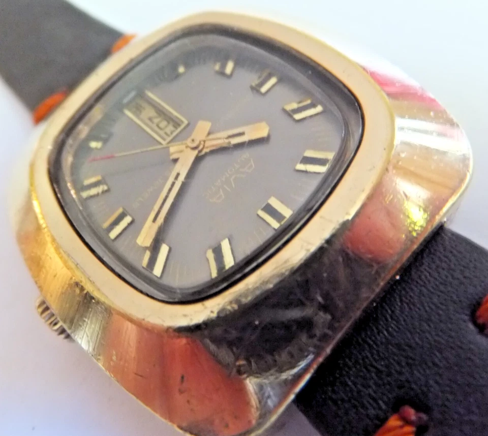 Reloj de pulsera automático Avia Gentleman 1974 - Movimiento 25 Jewel Cal 909 - Funciona Foto 3 de 4