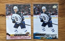 2022 23 Upper Deck Michael Eyssimont Young Guns Lot! Base And Canvas #457 & C216