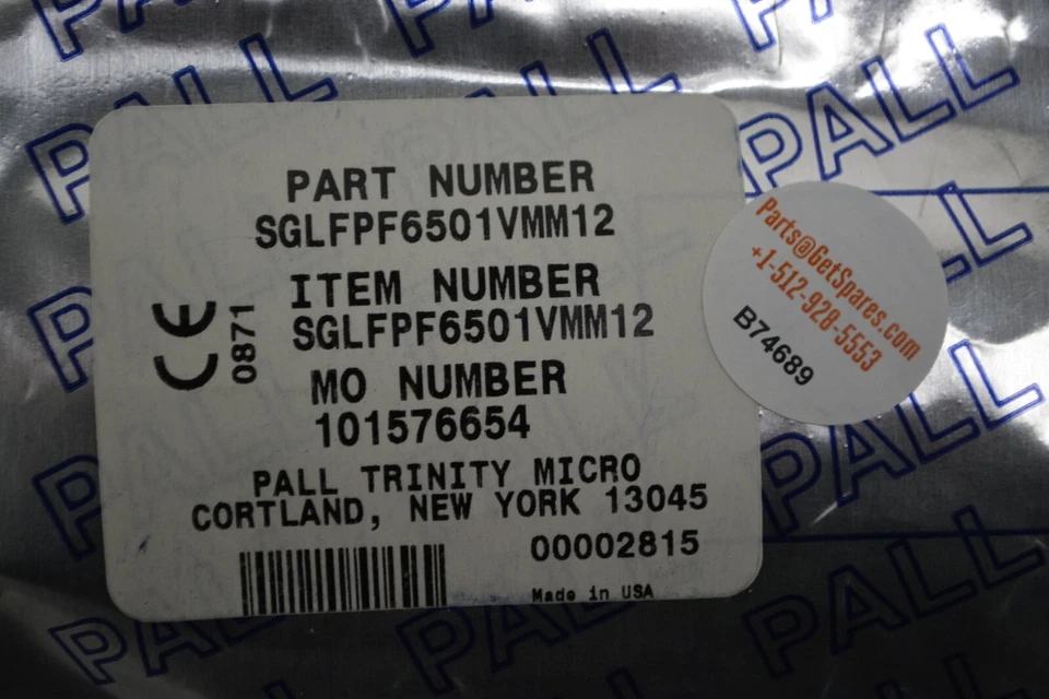 SGLFPF6501VMM12 / 	PFA GASKLEEN V FILTER ASSY /  AMAT - Image 2 of 4