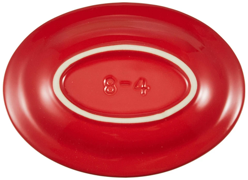 LE CREUSET Oval Mini Plate Multicolor Rainbow Stoneware Set of 5 11x15x11cm New - Image 4 of 4