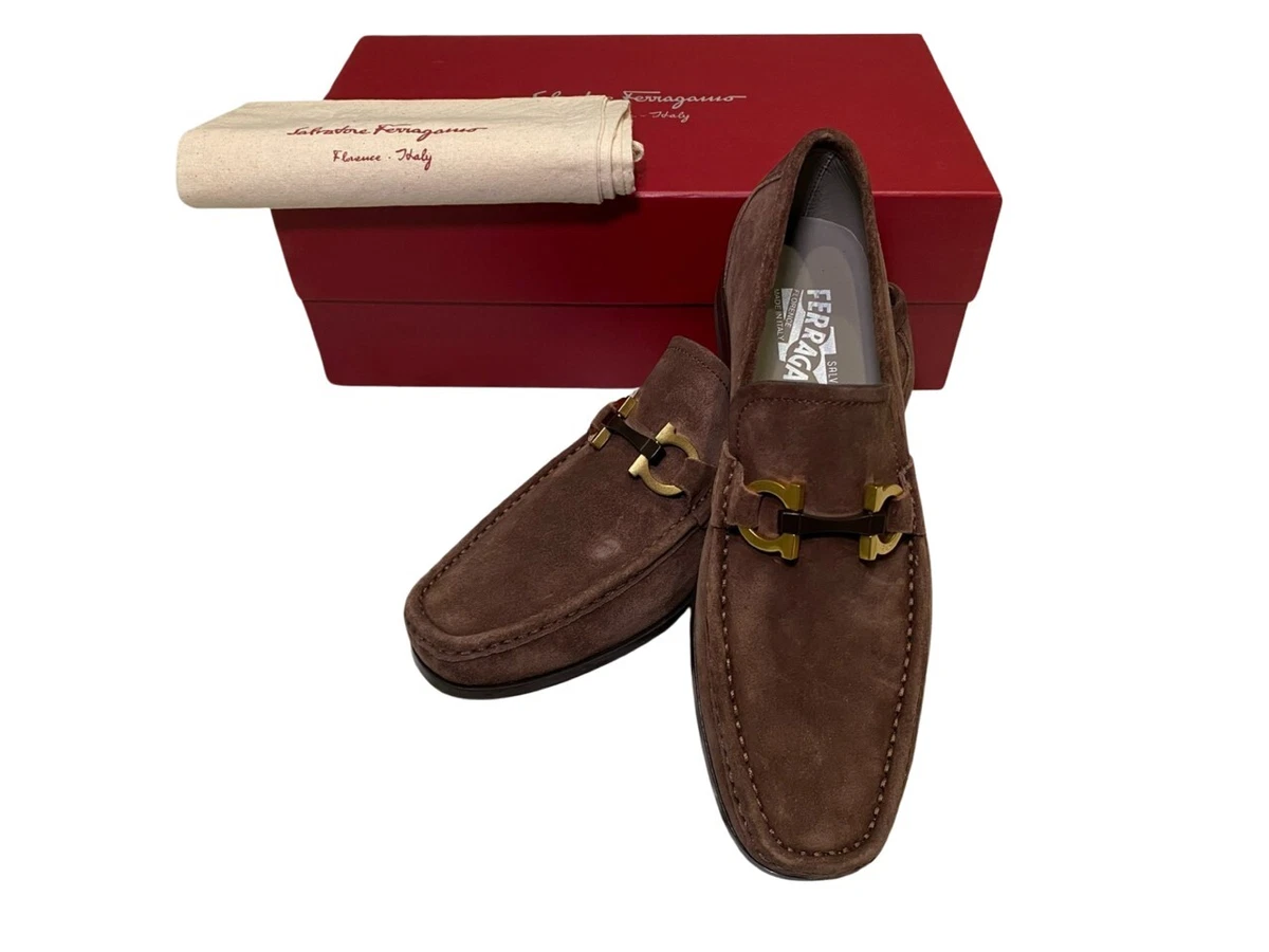 Salvatore Ferragamo スエード ローファー 11 EE Salvatore Ferragamo Suede EE Dress Shoes for Men for sale | eBay