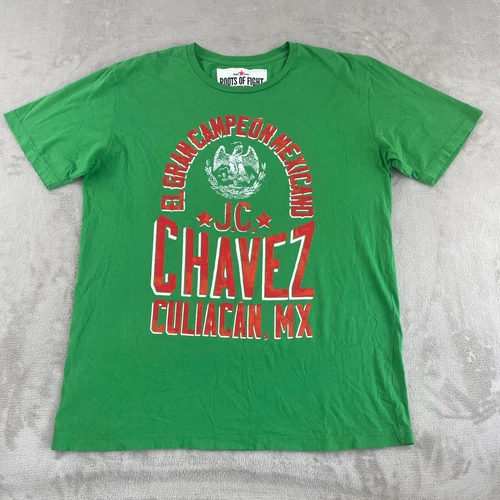 Roots Of Fight Julio Cesar Chavez Campeon Mexicano T Shirt Men 2XL Joe Rogan