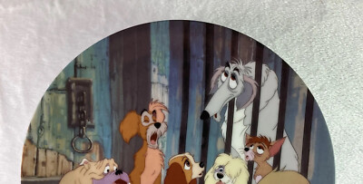 DOG POUND BLUES Plate Walt Disney's Lady and the Tramp #3 Classic