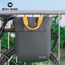 WEST BIKING Waterproof Bicycle Single Pannier Bike Rack Carrier Bag Handbag 11L