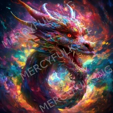 Dragon - Digital AI Art Image (4k HD) High Resolution Print Download