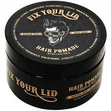Fix Your Lid Hair Pomade for Men Water Based w/ Medium Hold & High Shine 3.75 Oz