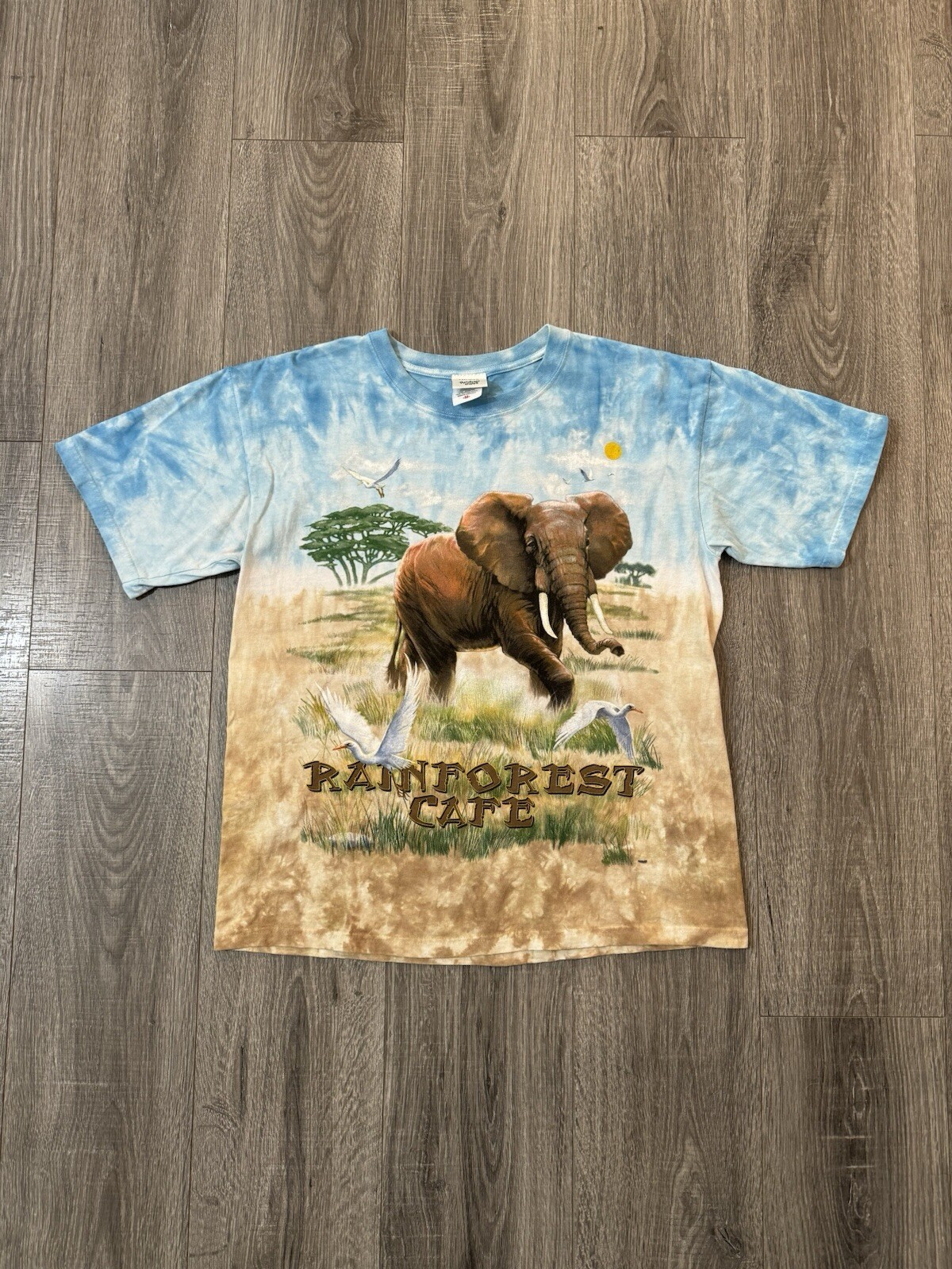 Vintage 1999 Liquid Blue x Rainforest Cafe AOP Tee