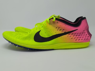 Nike Zoom Matumbo 3 Rio Olympics 835995-999 VOLT / PINK Mens US Size 13 *STAIN*