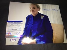 Madelaine Albright Signed 8x10 Photo Secretary Of State PSA/DNA #3