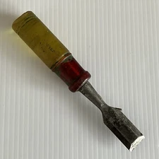 Vintage Award Unbreakable Wood Chisel 3/4” Made in Italy 