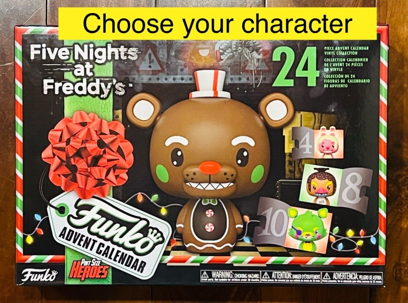 FNAF ADVENT CALENDAR FIGURES NEW 2023, YOU CHOOSE