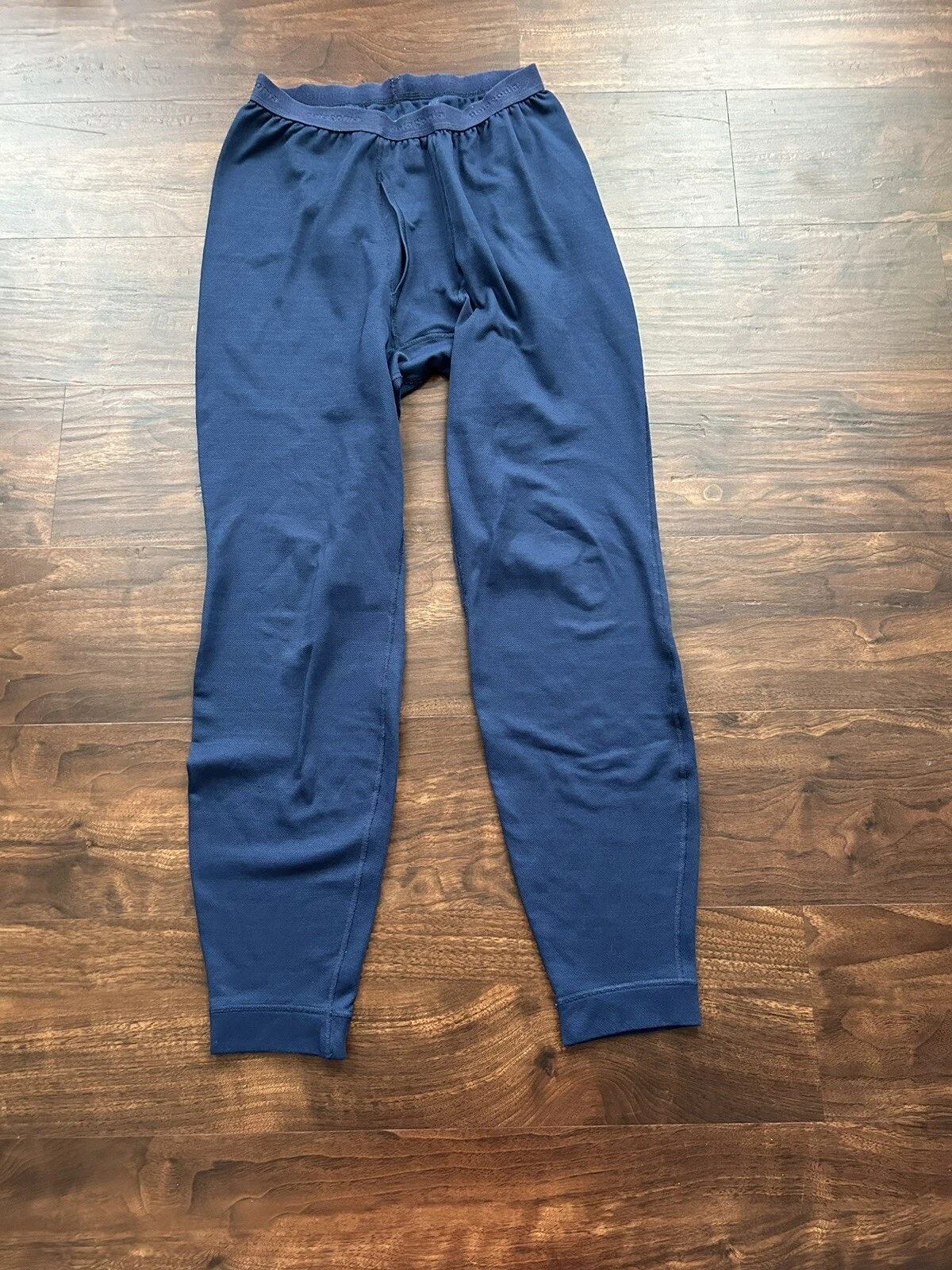 Patagonia Men’s Capilene Performance Baselayer Bottoms Made In USA Blue Size XL