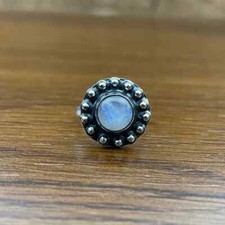 Rainbow Moonstone 925 Sterling Silver Ring Gemstone Ring Handmade Jewelry Gift