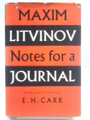 Notes For A Journal (Maxim Litvinov - 1955) (ID:13102)