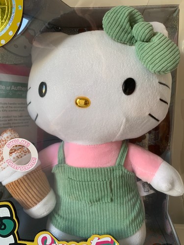 Limited Edition SWEET SCENTS Hot Chocolate Scent Hello Kitty Plush NIB #2580 - Picture 3 of 12