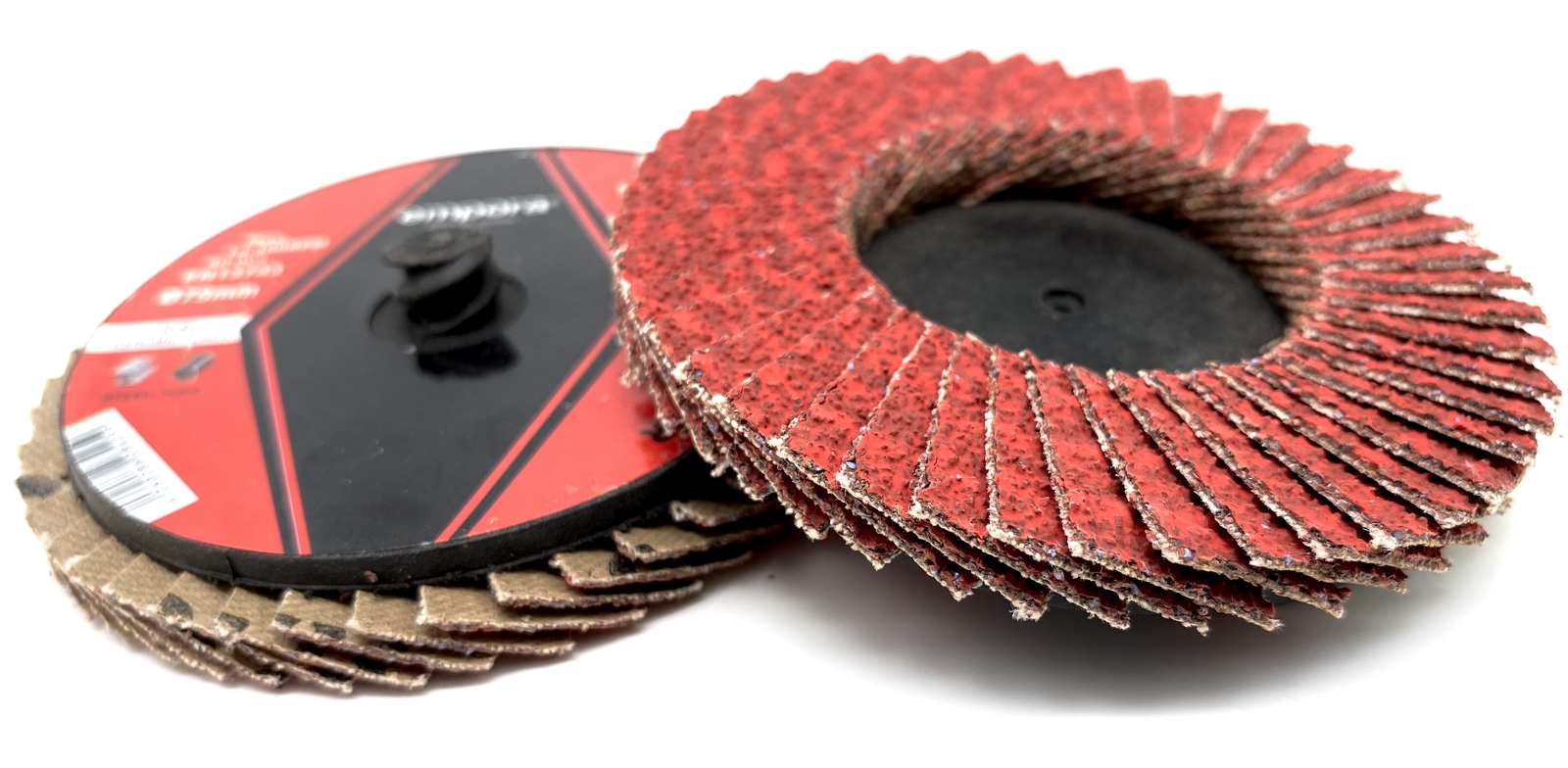 Roloc FächerscheibenFLACH 75mm Mini Flap Disc Stahl INOX KERAMIK K40