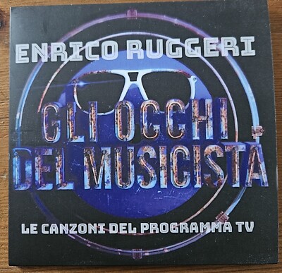 Enrico Ruggeri Gli Occhi del Musicista CD - tratto dalla trasmissione TV