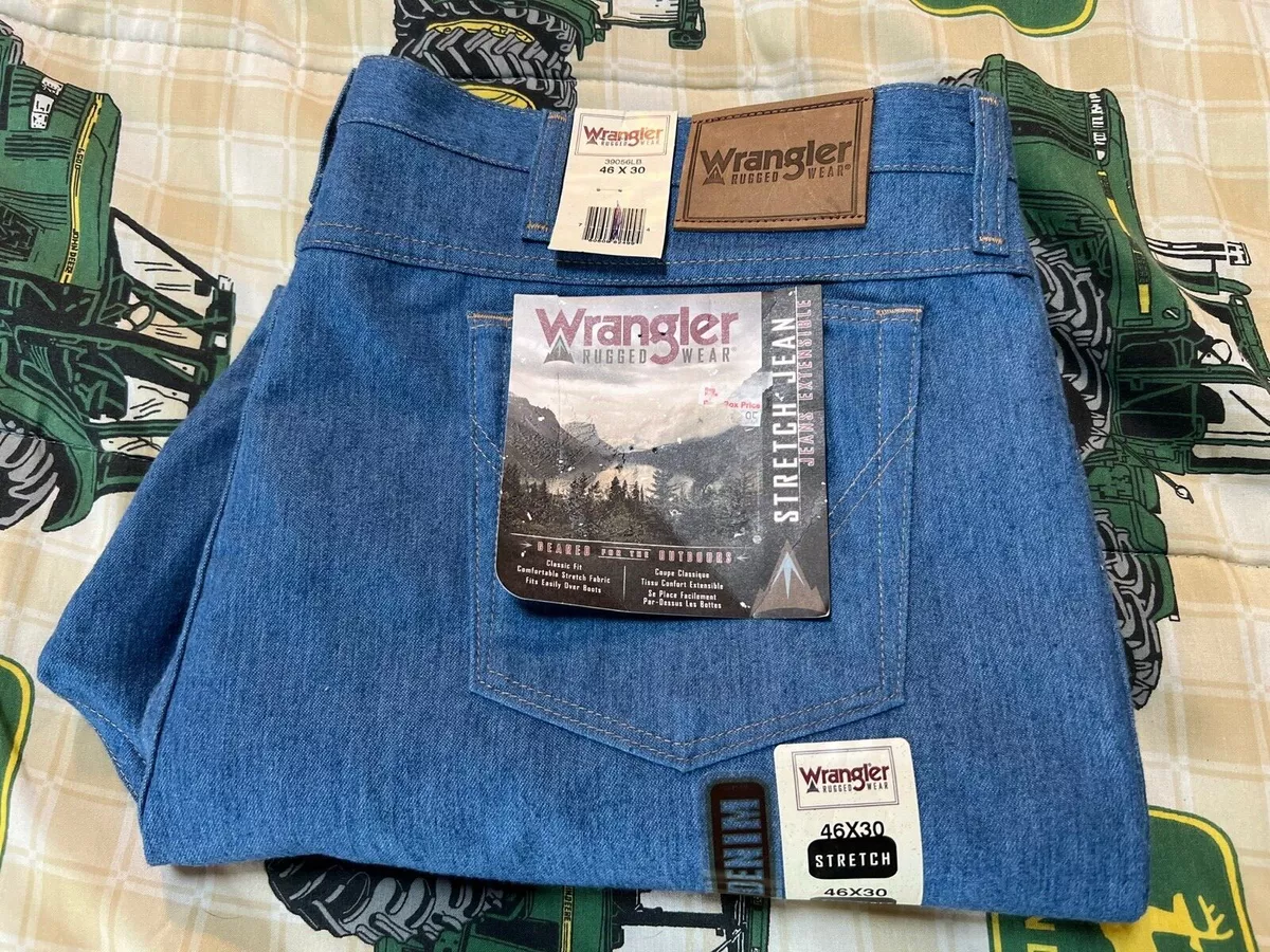 Wrangler RUGGED WEAR Stretch Jeans Men Sz 46 x 30 NEW w Tags