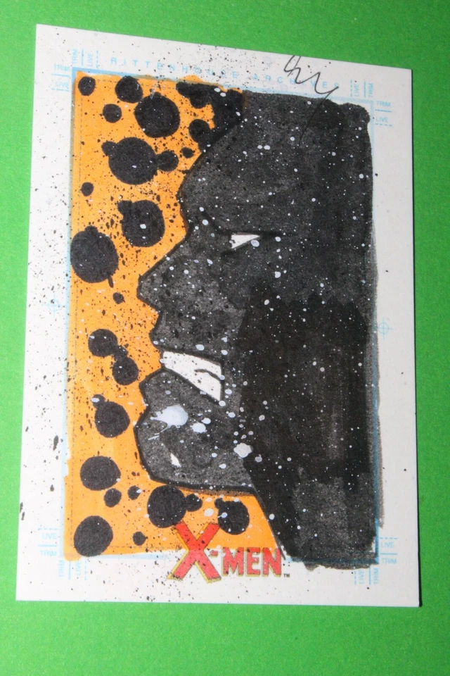 2008 Rittenhouse X-MEN Archives Marvel SketchaFEX SUNSPOT SKETCH INSERT CARD — 第 3/4 张图片