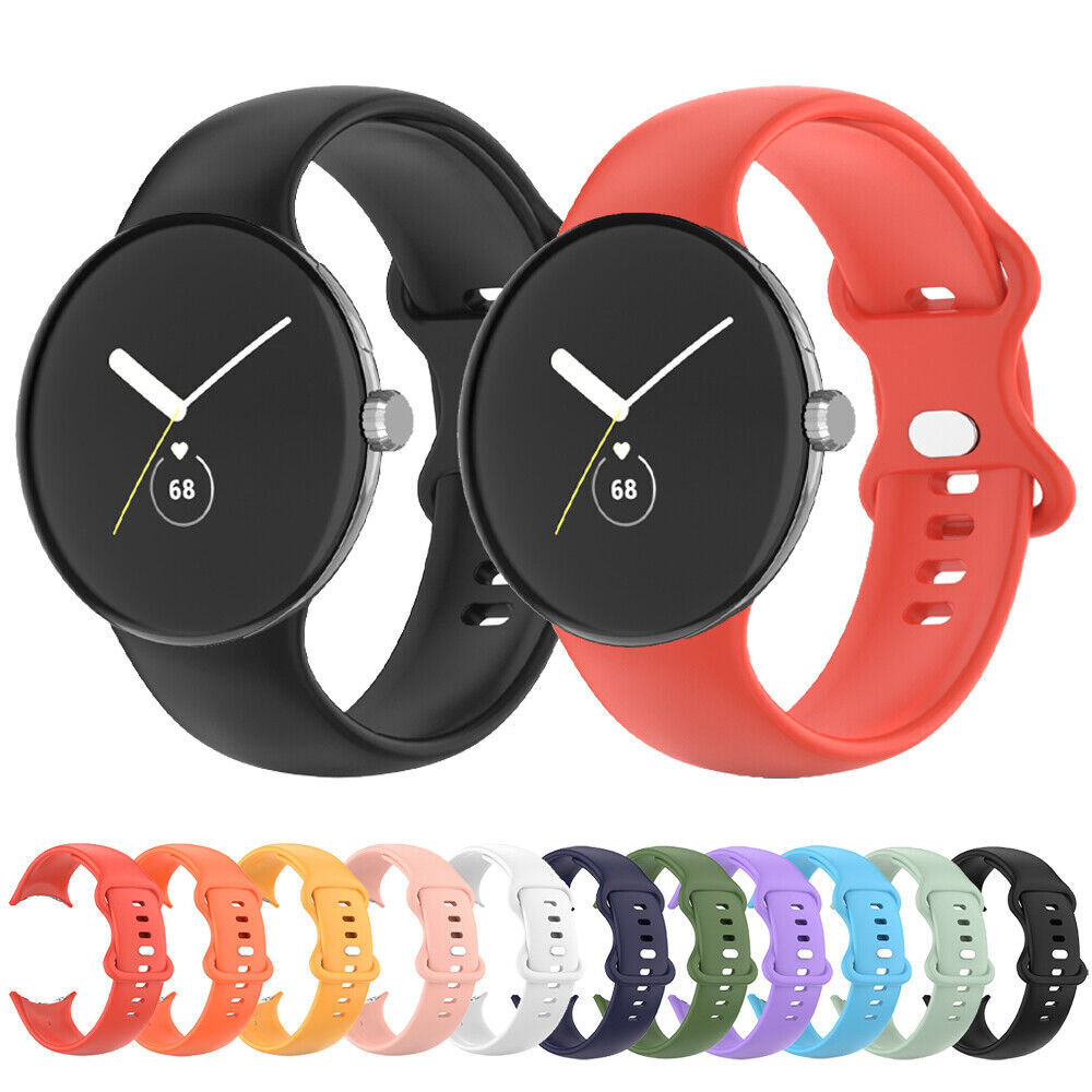 For Google Pixel Watch Silicone Sport Band Strap Bracelet Replacement Wristband