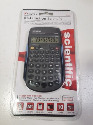 Sentry CA656 56 Function Scientific Calculator Brand New Factory Sealed 