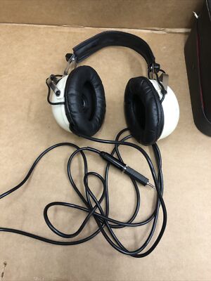 VINTAGE 1970'S PIONEER SE-20A 8 OHM STEREO WHITE HEADPHONES TESTED