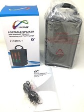 Portable Bluetooth Speaker with Bluetooth Wireless Technology Flashing Lights