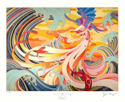 Adrift IV - Limited Edition Fine Art Giclee Print by James Jean Numbered, Signed