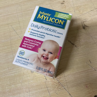 Infants' Mylicon, Daily Probiotic Drops, Newborns+, 0.28 fl oz (8 ml)