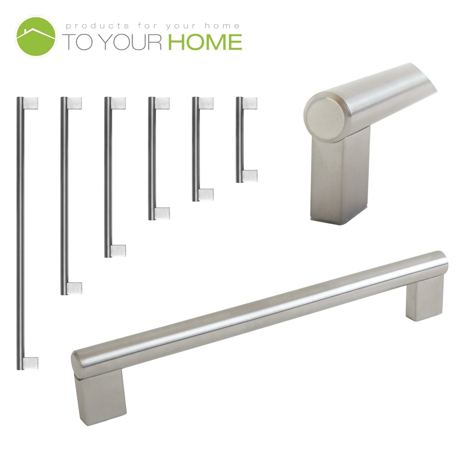 Boss Bar 320 x 340mm Steel Kitchen Cupboard Drawer Door Handles