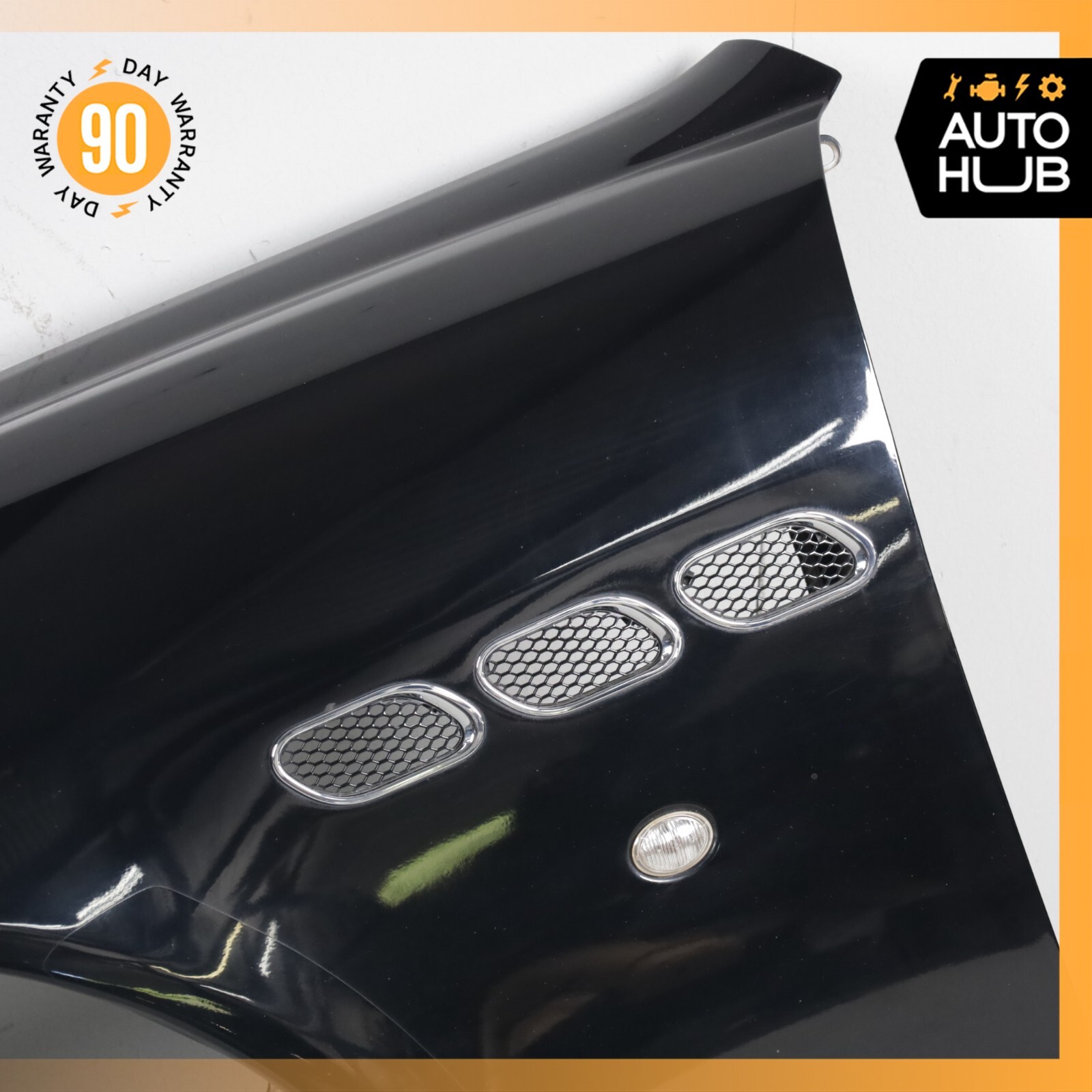 03-13 Maserati Quattroporte M139 Left Driver Side Fender Assembly Black OEM