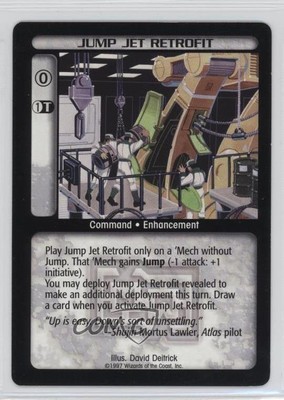1996-98 Battletech CCG Jump Jet Retrofit 2s8