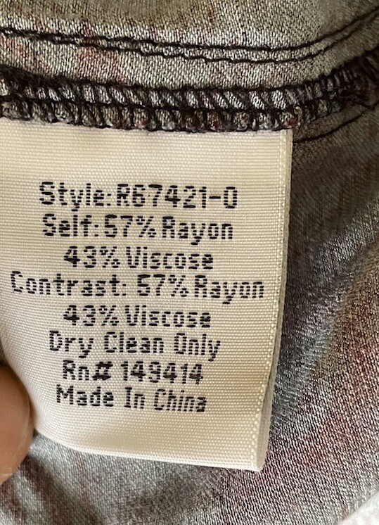 Johnny Was Workshop Patterned  Rayon Viscose Blen… - image 6