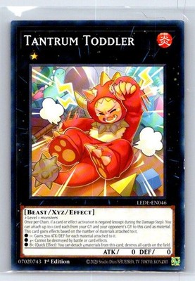 Tantrum Toddler LEDE-EN046 Legacy of Destruction Yu-Gi-Oh 1st Edition LP