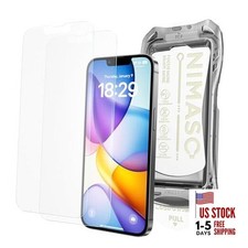 for iPhone 17e/16e/13 Pro/13/14 Screen Protector, 2 Pack Matte Tempered Glass