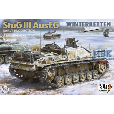 TAKOM MODEL TAK8010 StuG.III Ausf.G early production with Winterketten