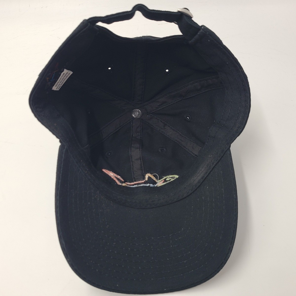 Greg Norman Hat Strapback (Fits Small) Black Shark Logo Golf
