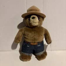 Vintage 1994 Smokey The Bear Plush Toy Stuffed Animal 8" made in china