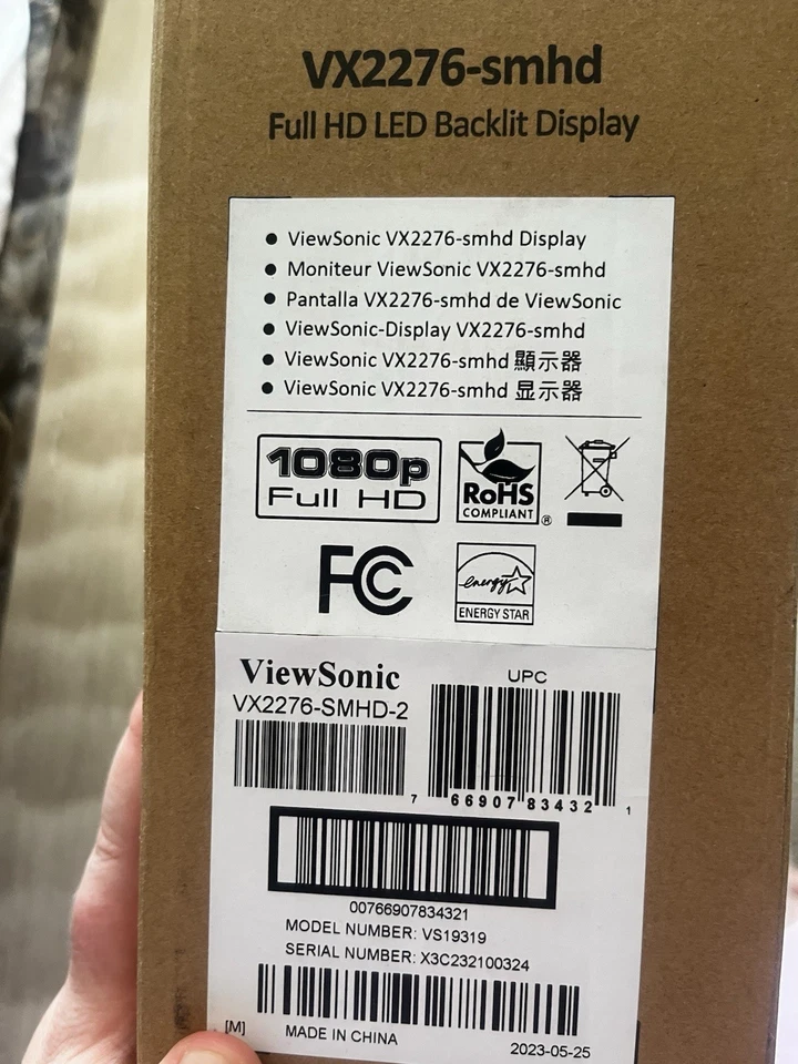 NIB View sonic 22" HD LED monitor - Image 3 of 3