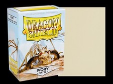 Matte Ivory 100 ct Dragon Shield Sleeves Standard Size