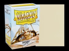 Matte Ivory 100 ct Dragon Shield Sleeves Standard Size